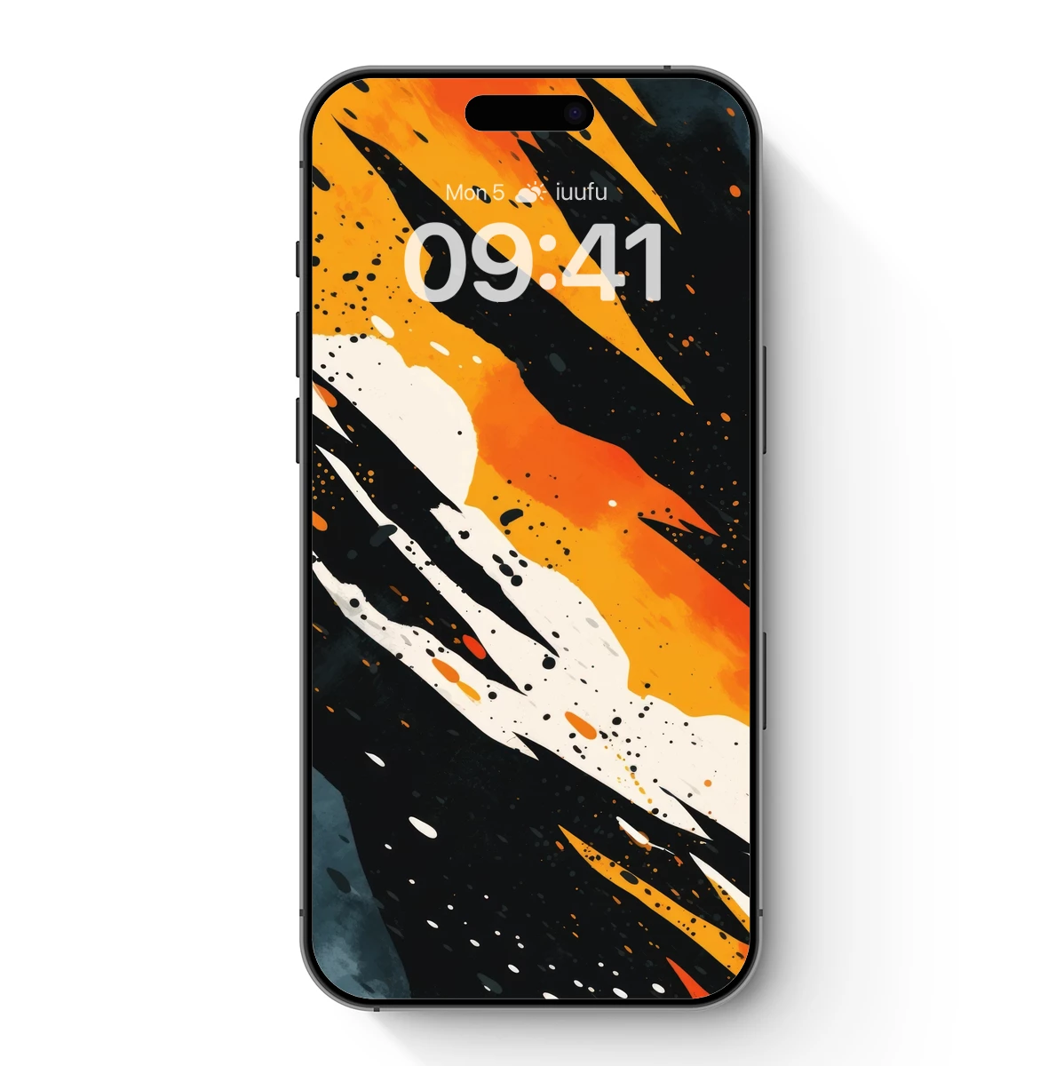 Fiery Tiger Stripes: Abstract Art Fusion Fiery Tiger Stripes: Abstract Art Fusion