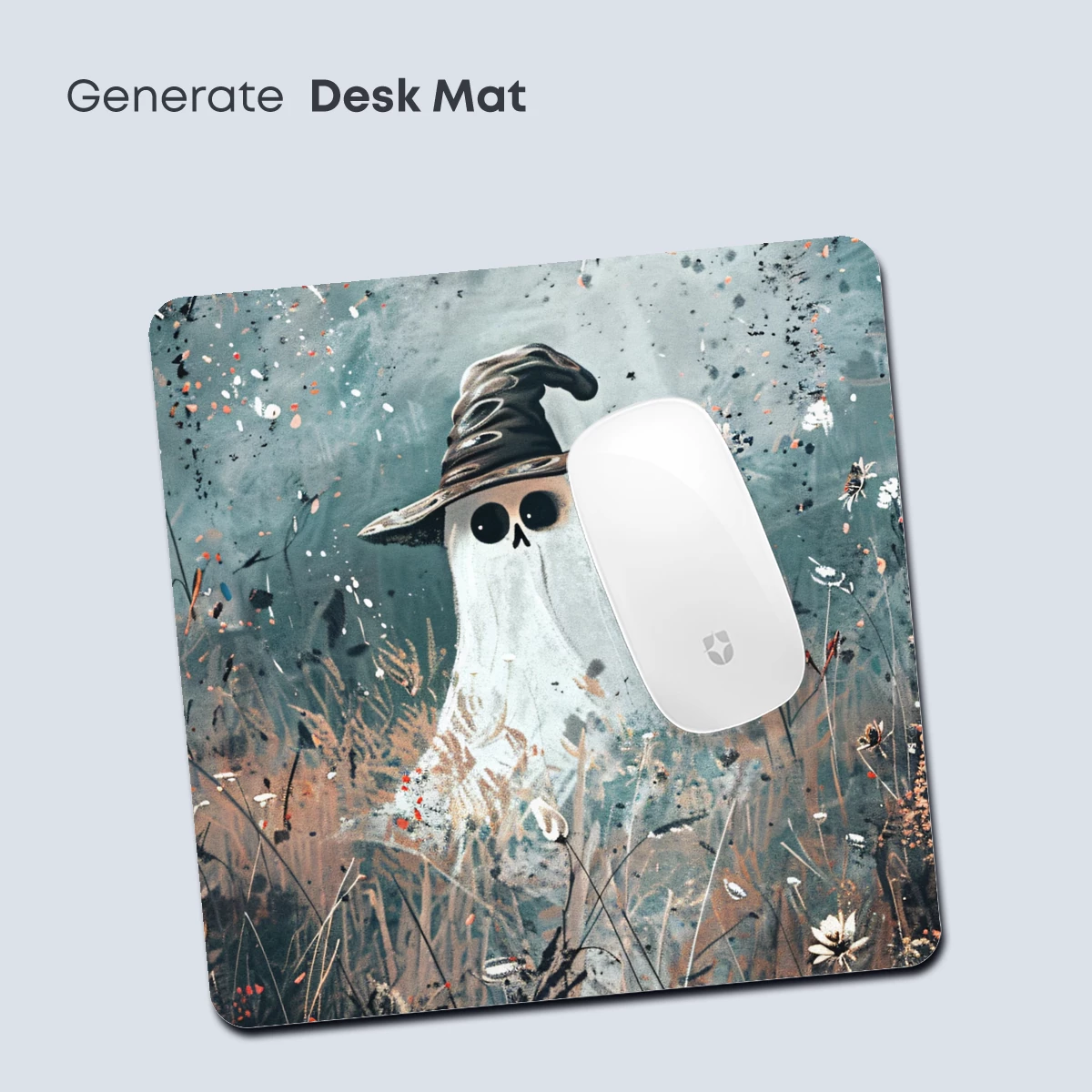 Ghostly Wizard in Whimsical Fog - Image 4