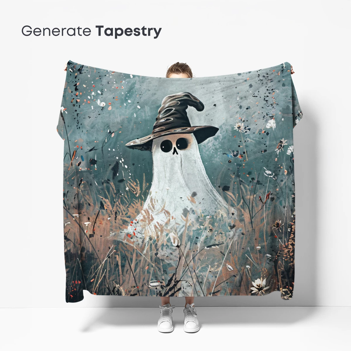 Ghostly Wizard in Whimsical Fog - Image 5