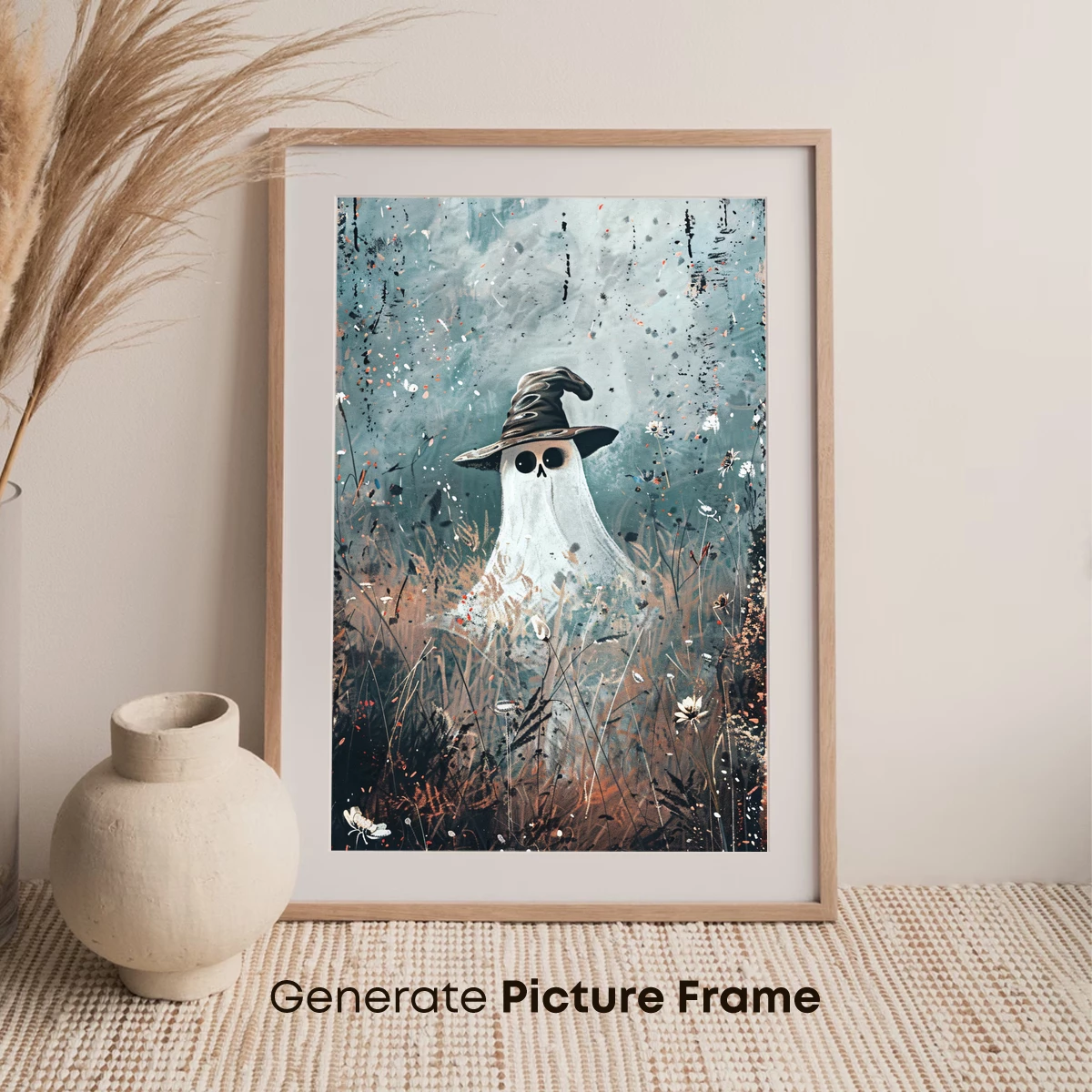 Ghostly Wizard in Whimsical Fog - Image 7