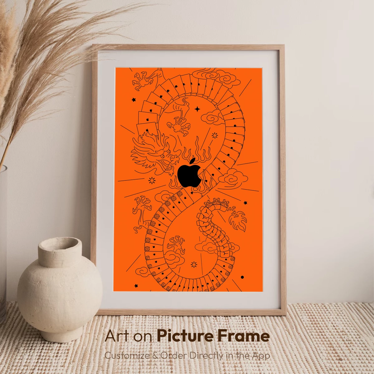 Apple Yin Yang: Dragon & Phoenix Harmony - Image 7