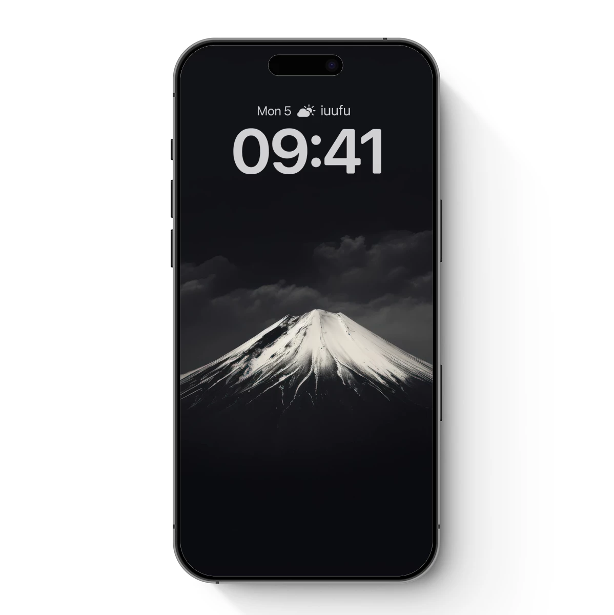 Eternal Snow Peak: A Monochrome Majesty