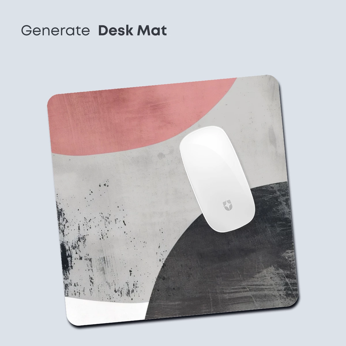 Abstract Fusion: Pink and Gray Elegance - Image 4