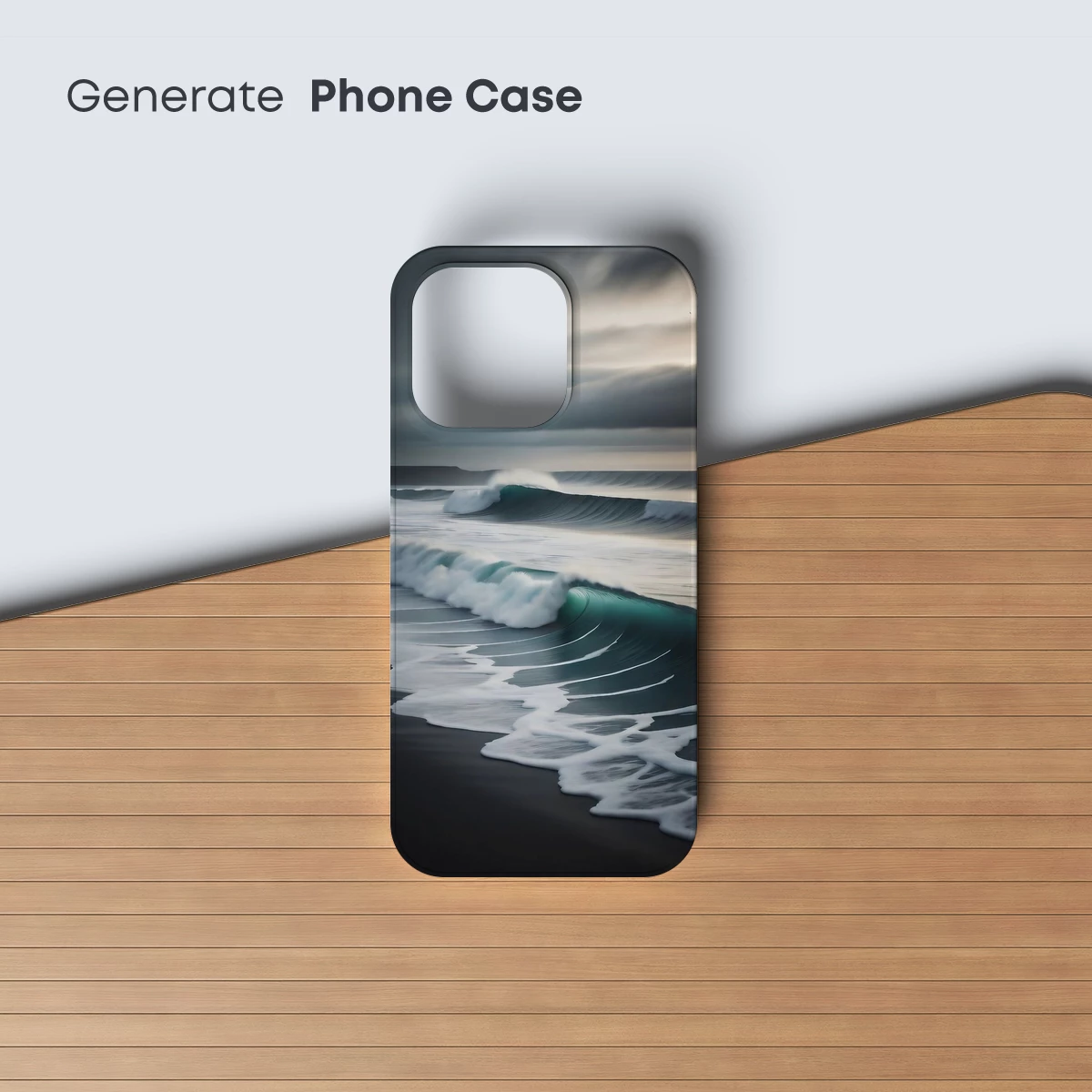 Eternal Ocean Symphony: Serene Waves at Dusk - Image 3