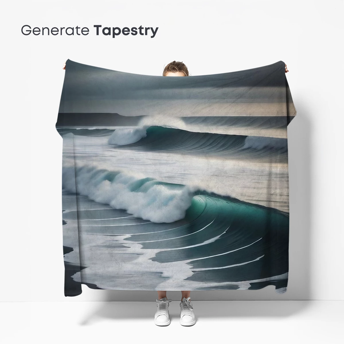 Eternal Ocean Symphony: Serene Waves at Dusk - Image 5