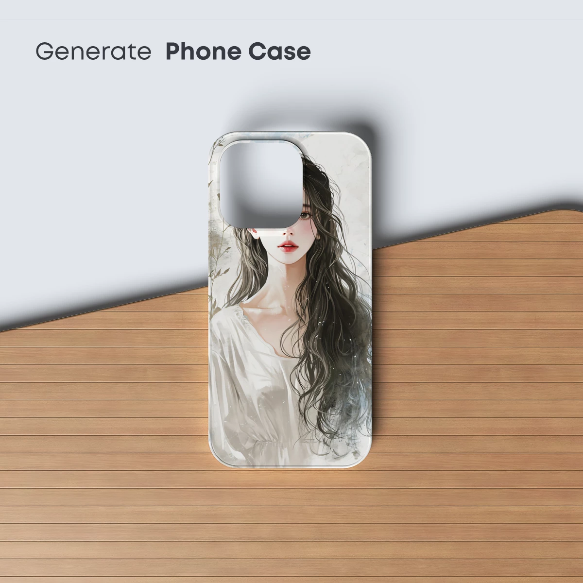 Ethereal Whispers: A Muse in Monochrome Elegance - Image 3