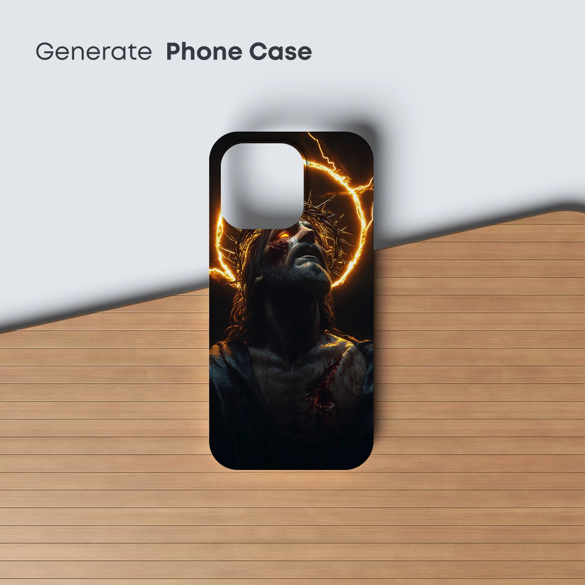 Crowned in Flames: A Modern Gothic Vision - Image 3