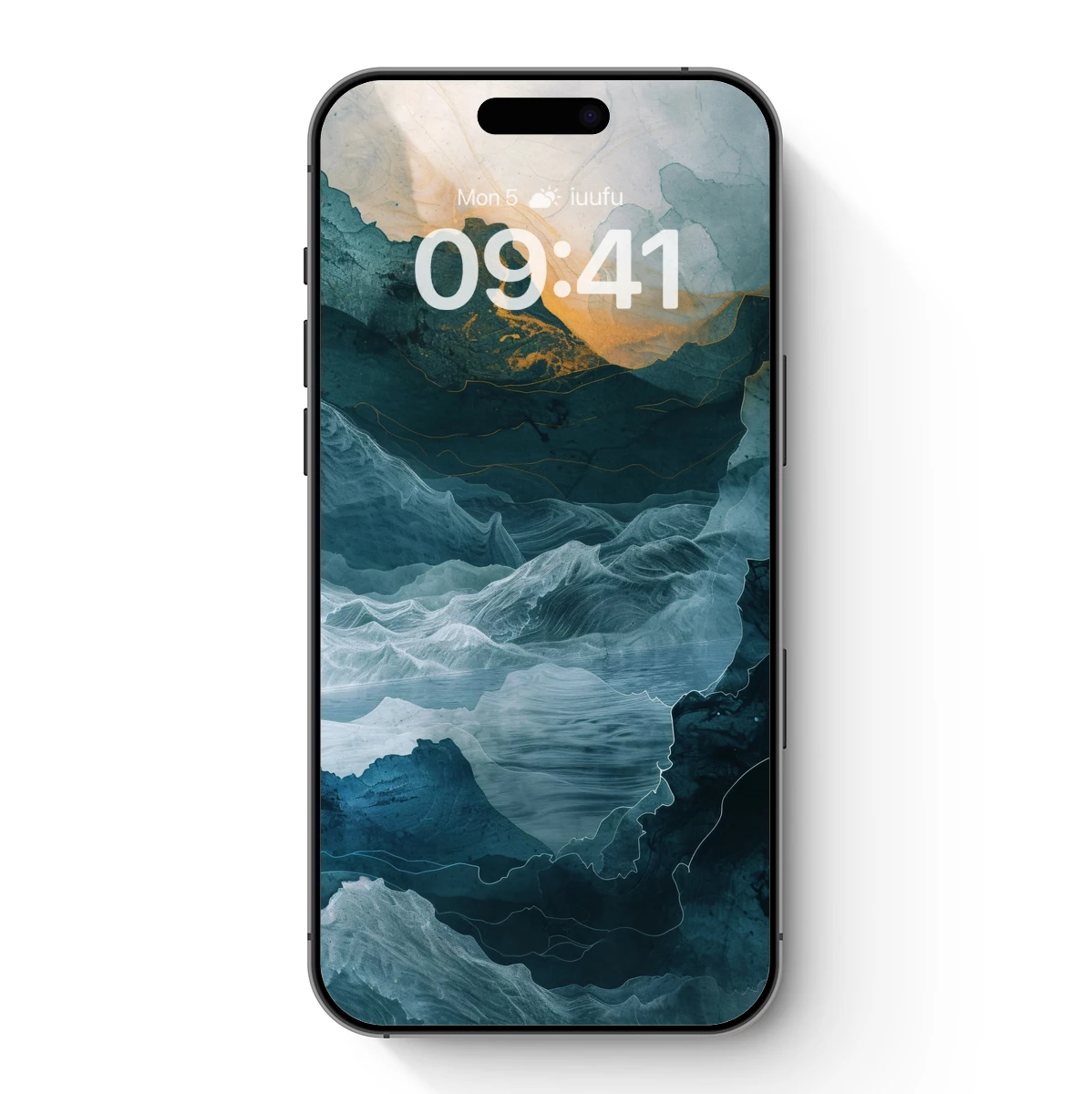 Ethereal Mountain Odyssey: Abstract Landscape Art