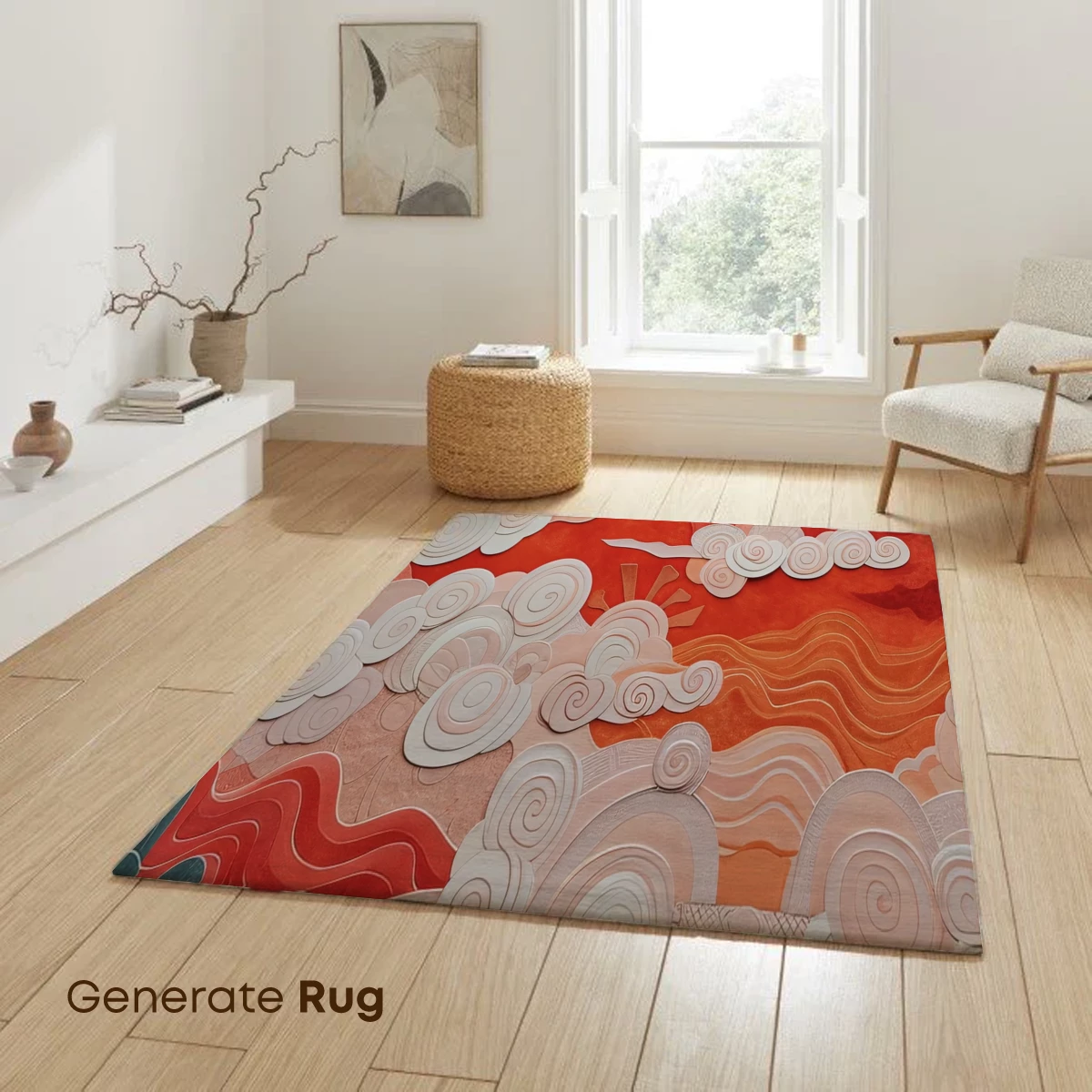 Crimson Skies and Ocean Waves: A Paper Art Odyssey - Image 6