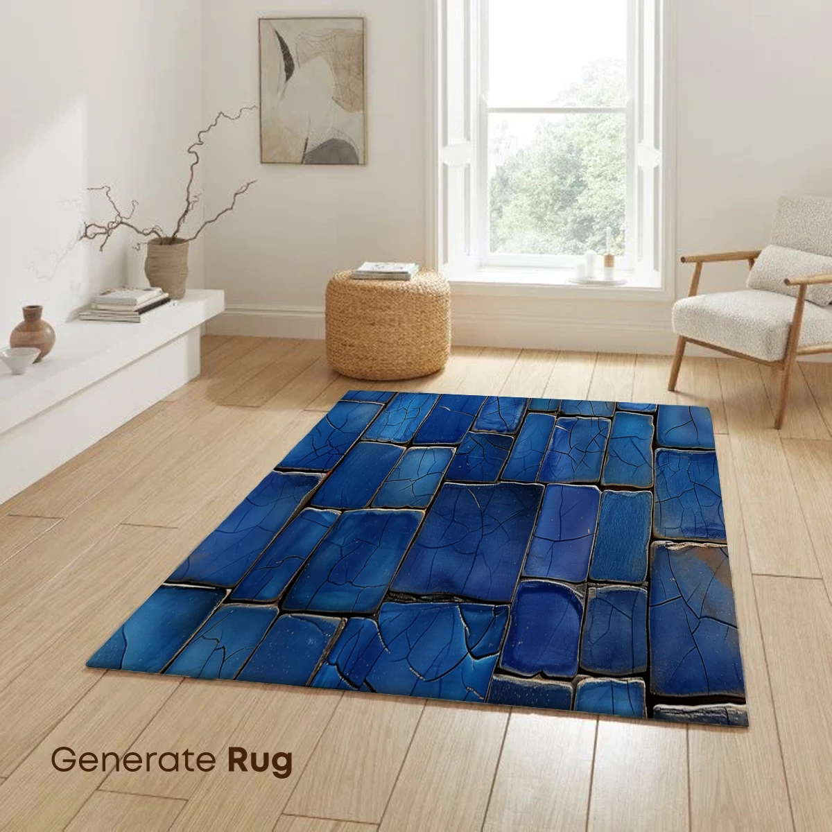 Cracked Blue Tiles: A Modern Mosaic Mystery - Image 6