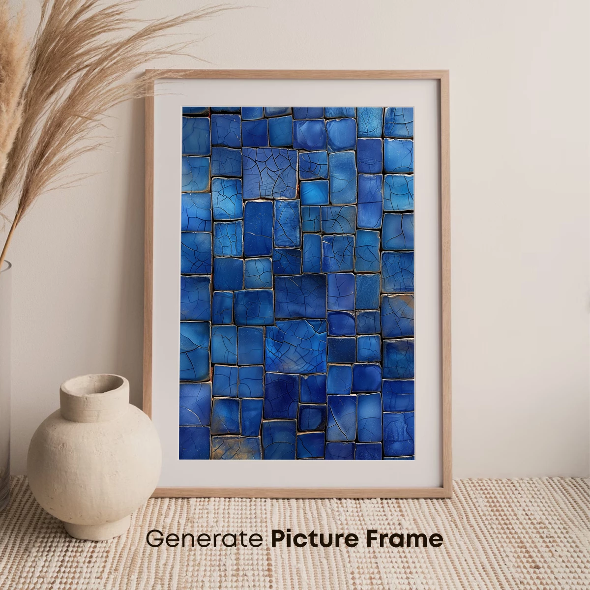 Cracked Blue Tiles: A Modern Mosaic Mystery - Image 7