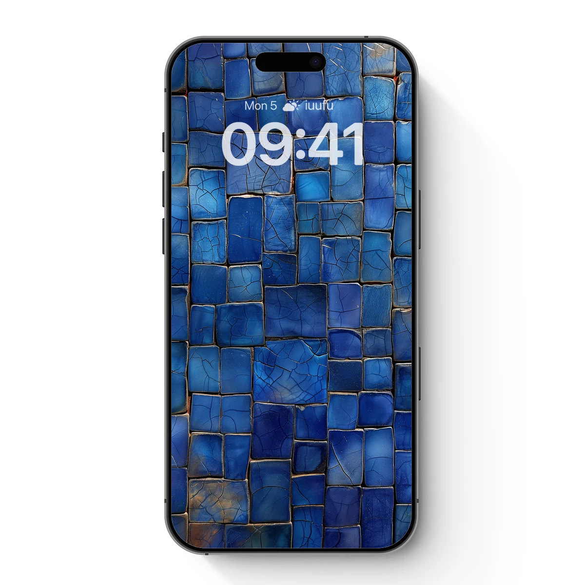 Cracked Blue Tiles: A Modern Mosaic Mystery
