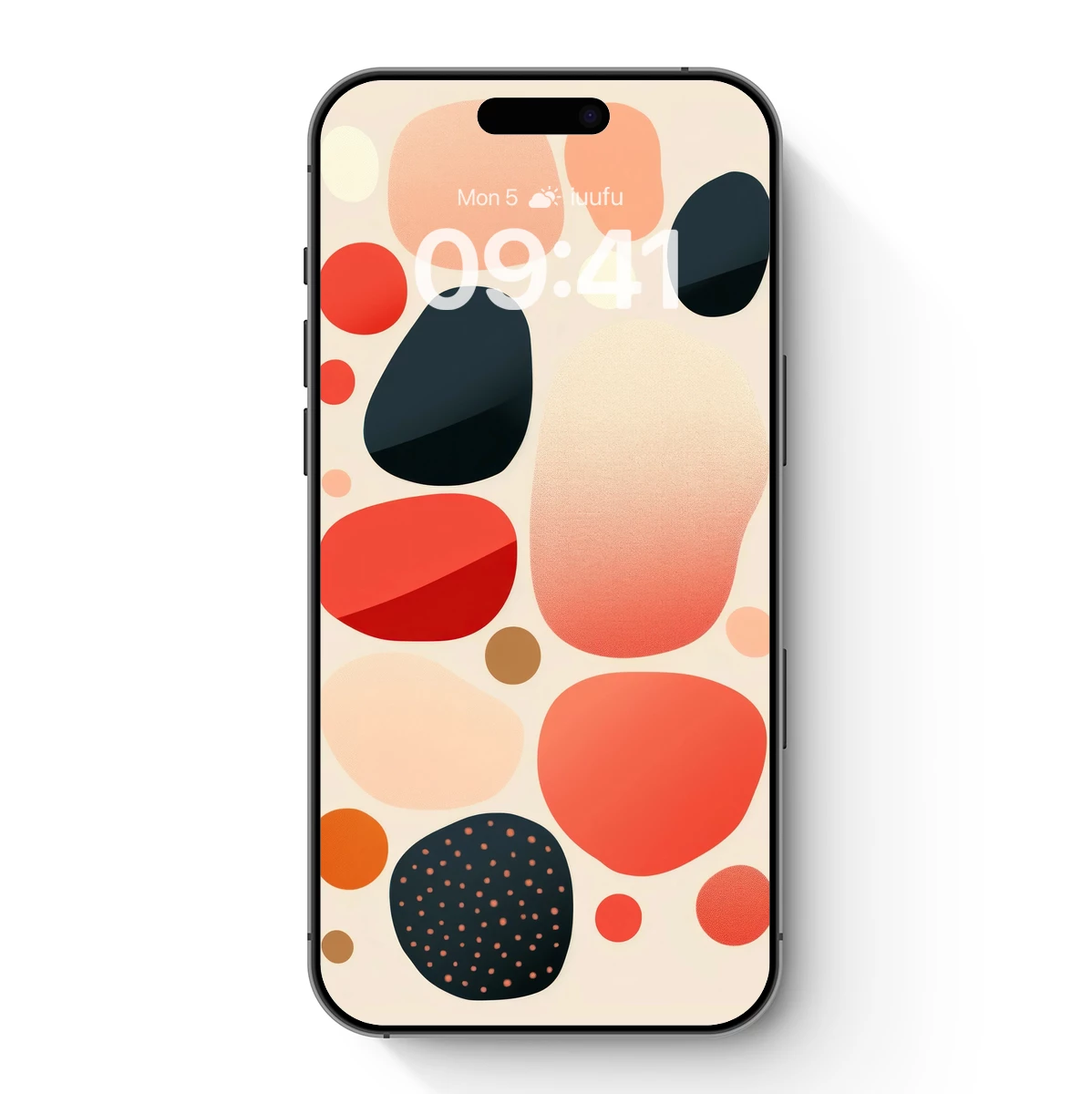 Abstract Blob Symphony: Colorful Harmony in Organic Shapes