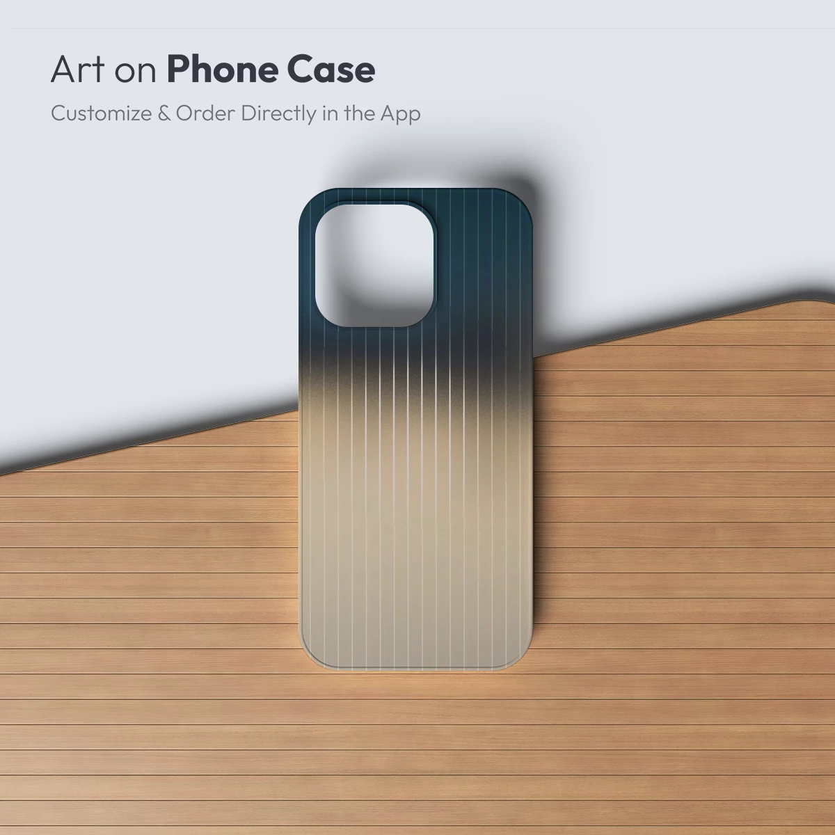Gradient Serenity: Vertical Lines in Harmony - Image 3