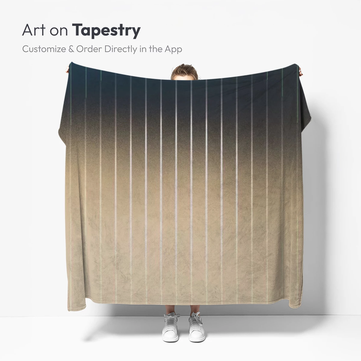 Gradient Serenity: Vertical Lines in Harmony - Image 5