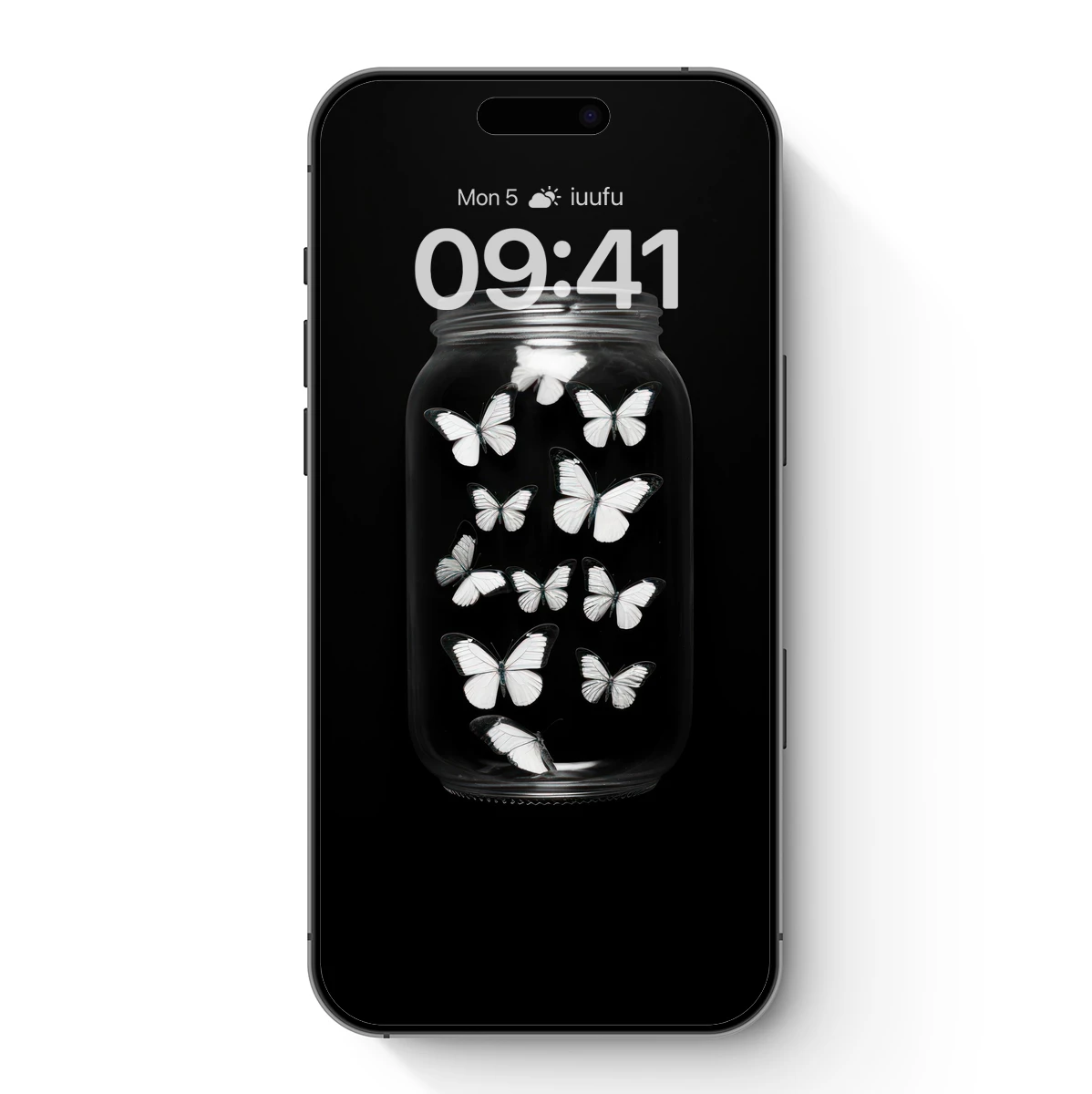 Butterflies in a Jar: Monochrome Elegance