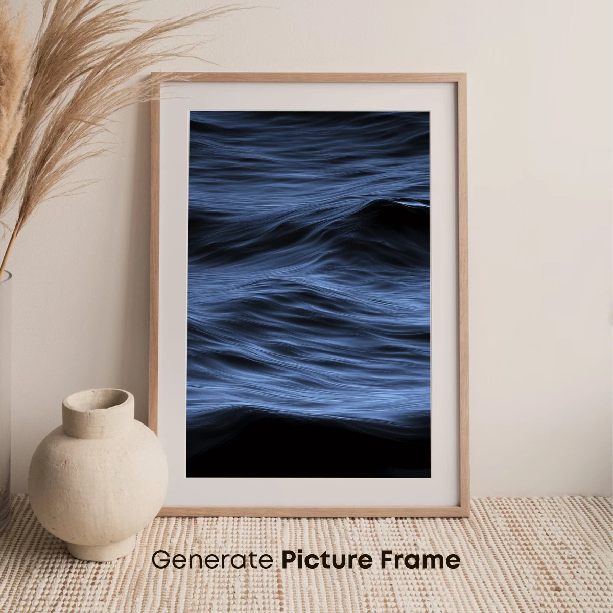 Ethereal Ocean Depths: A Symphony of Blue Waves - Image 7