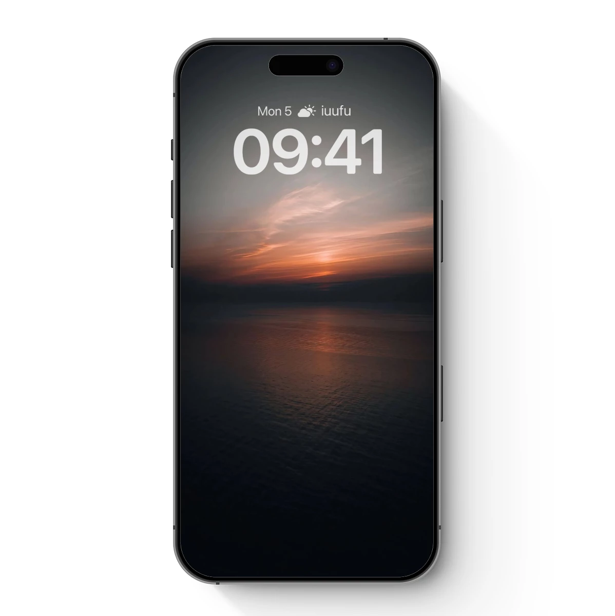 Eternal Sunset Over Calm Waters