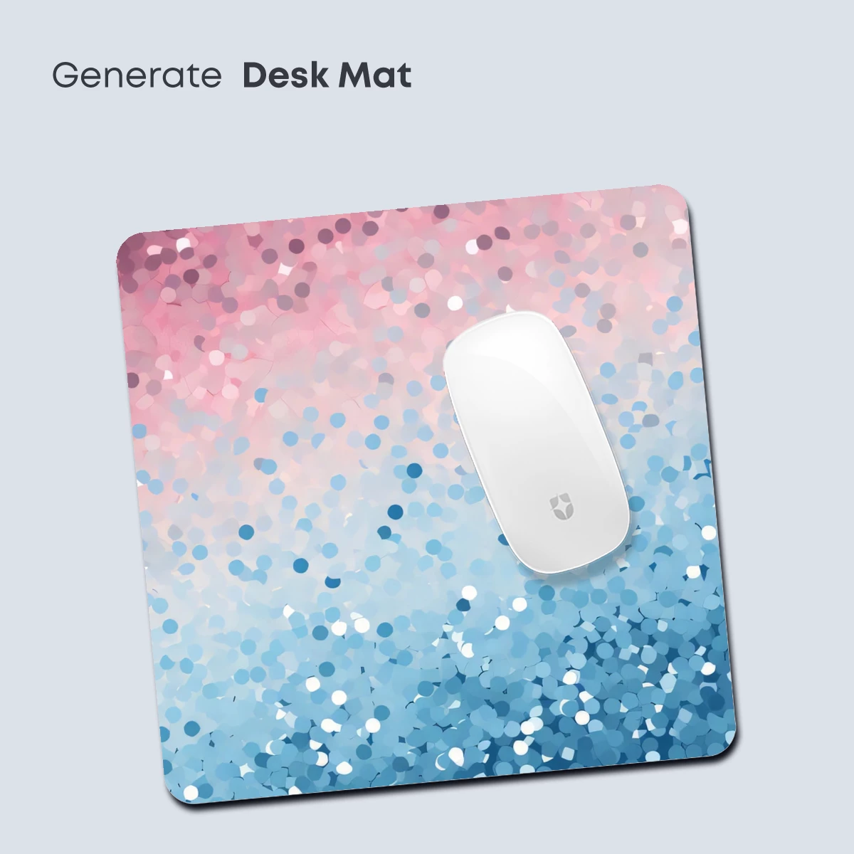 Gradient Glitter Symphony: Pink to Blue Ombre - Image 4