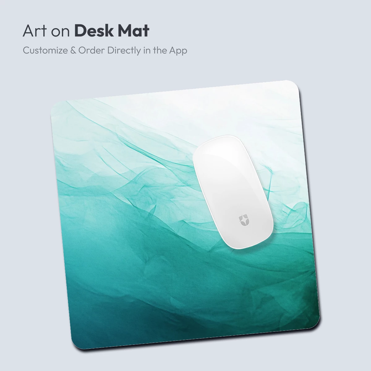 Ethereal Teal Tulle Waves - Image 4