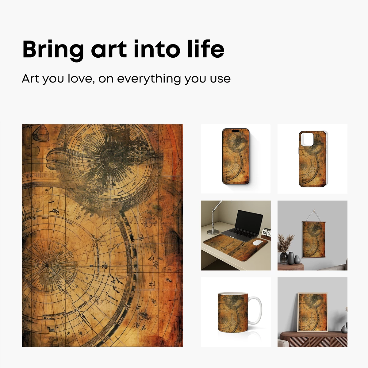 Ancient Celestial Maps: Mystical Astronomical Art - Image 2
