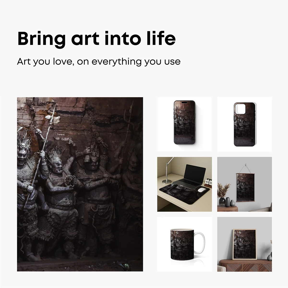 Epic Clash: Warrior vs. Mythical Guardians - Image 2