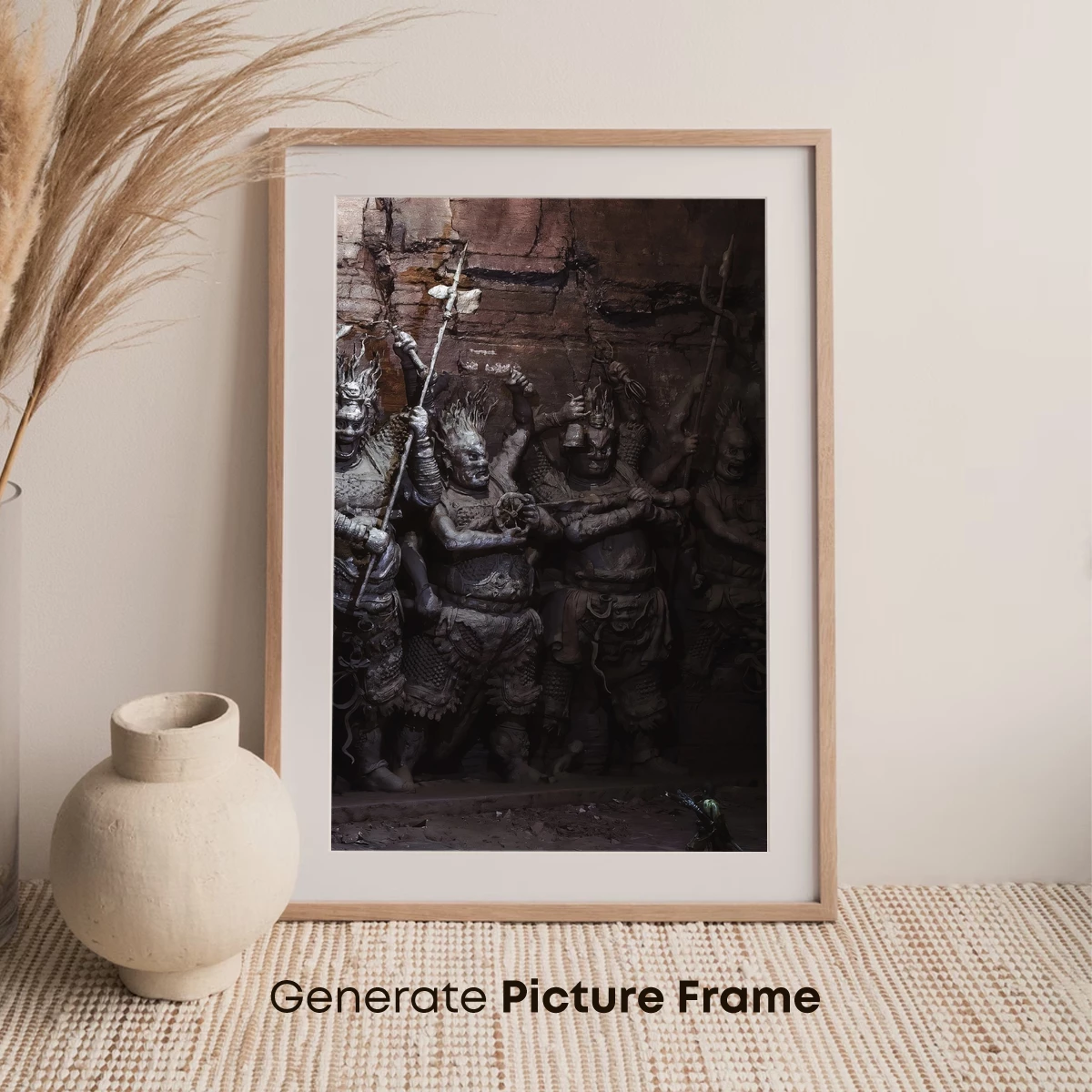 Epic Clash: Warrior vs. Mythical Guardians - Image 7