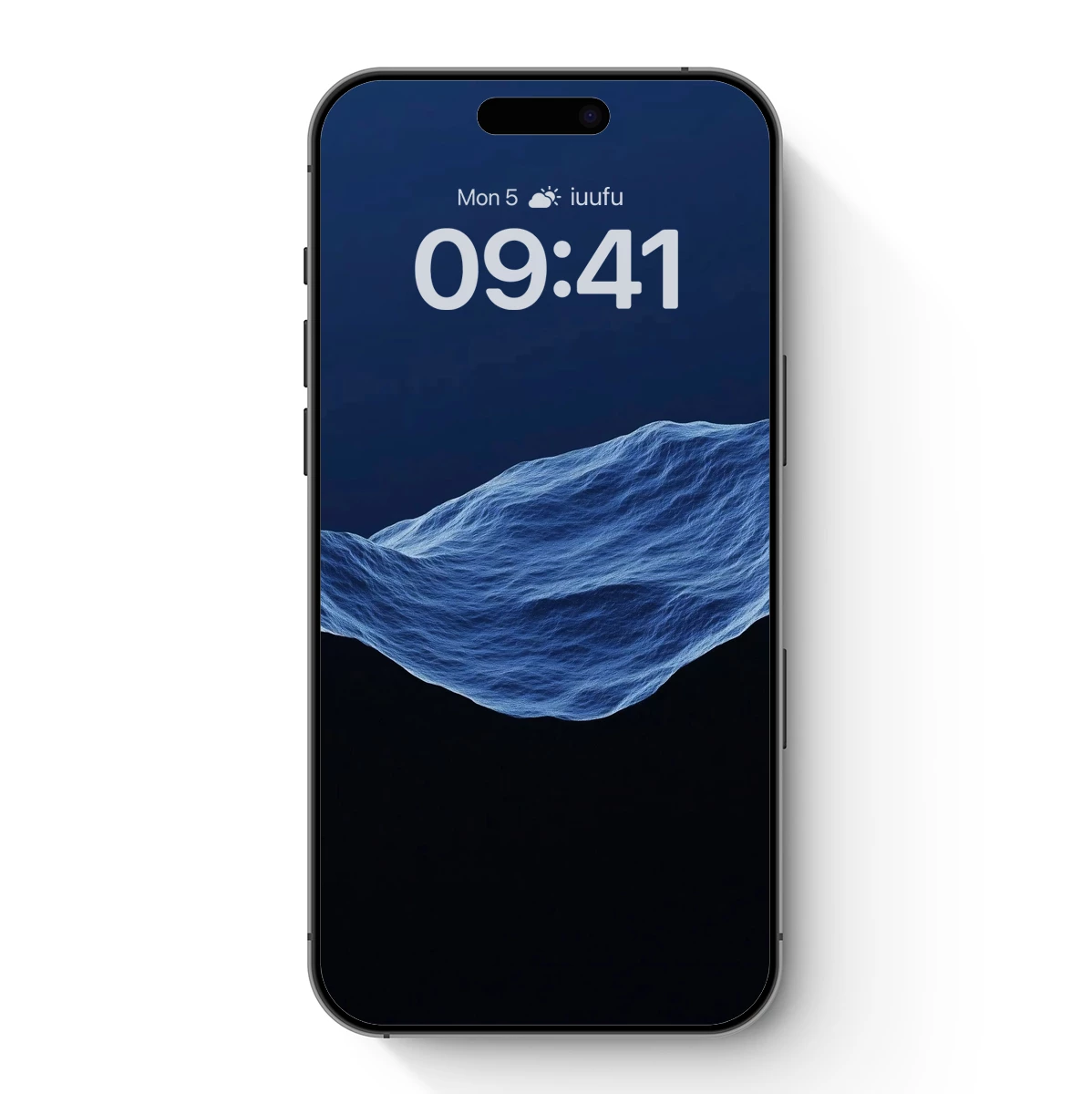 Ethereal Blue Wave: Digital Ocean Symphony