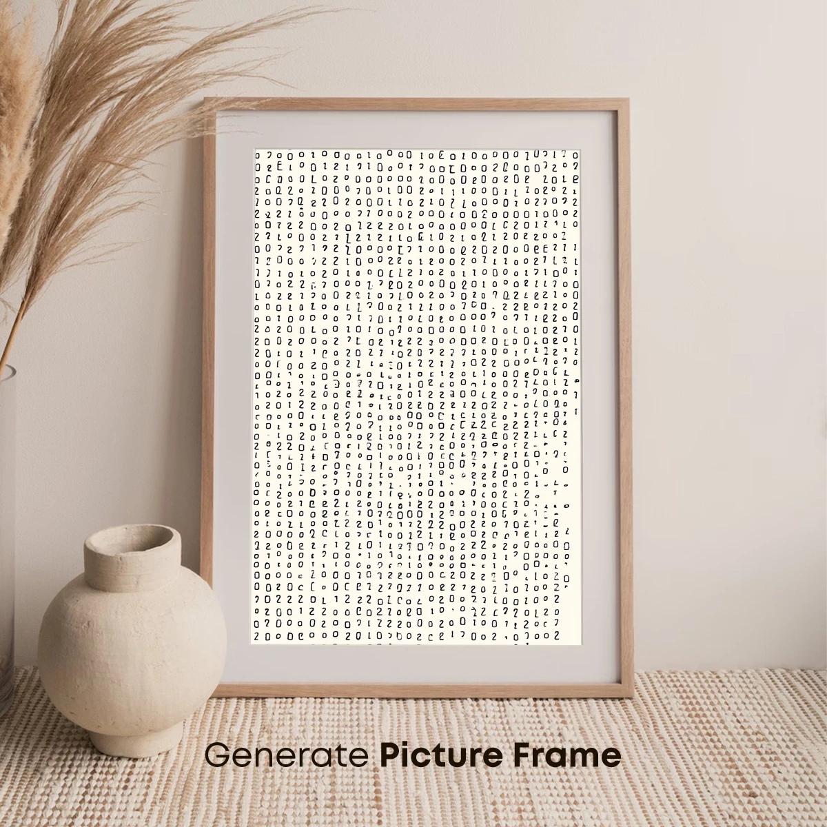 Binary Code Canvas: Digital Art's Abstract Symphony - Image 7