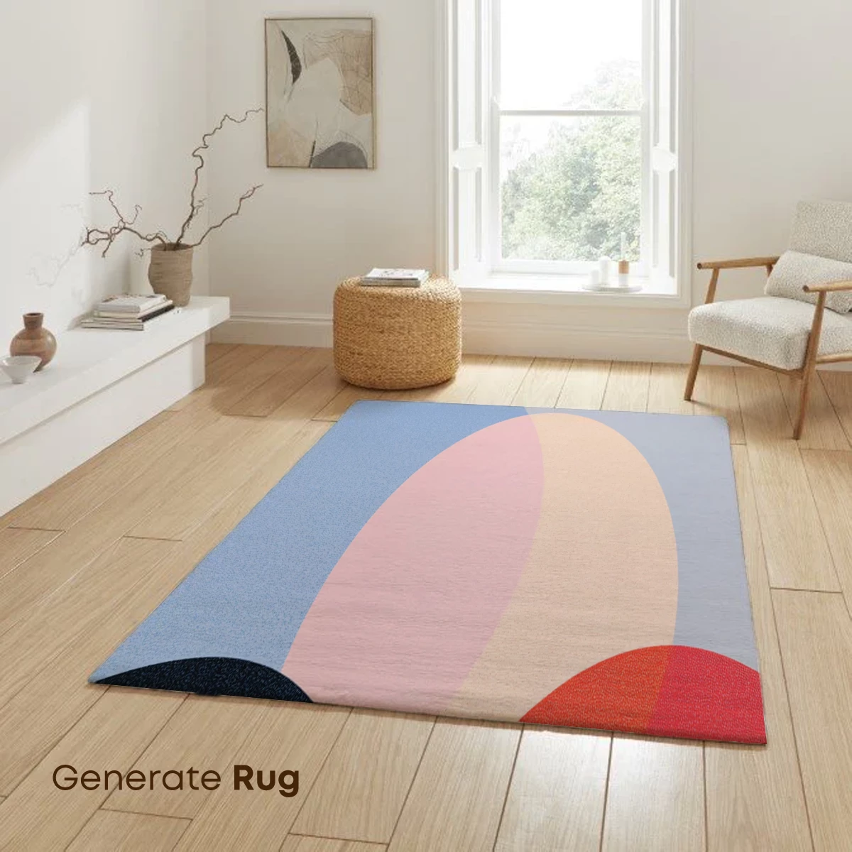 Geometric Harmony: Pastel Circles in Abstract Balance - Image 6