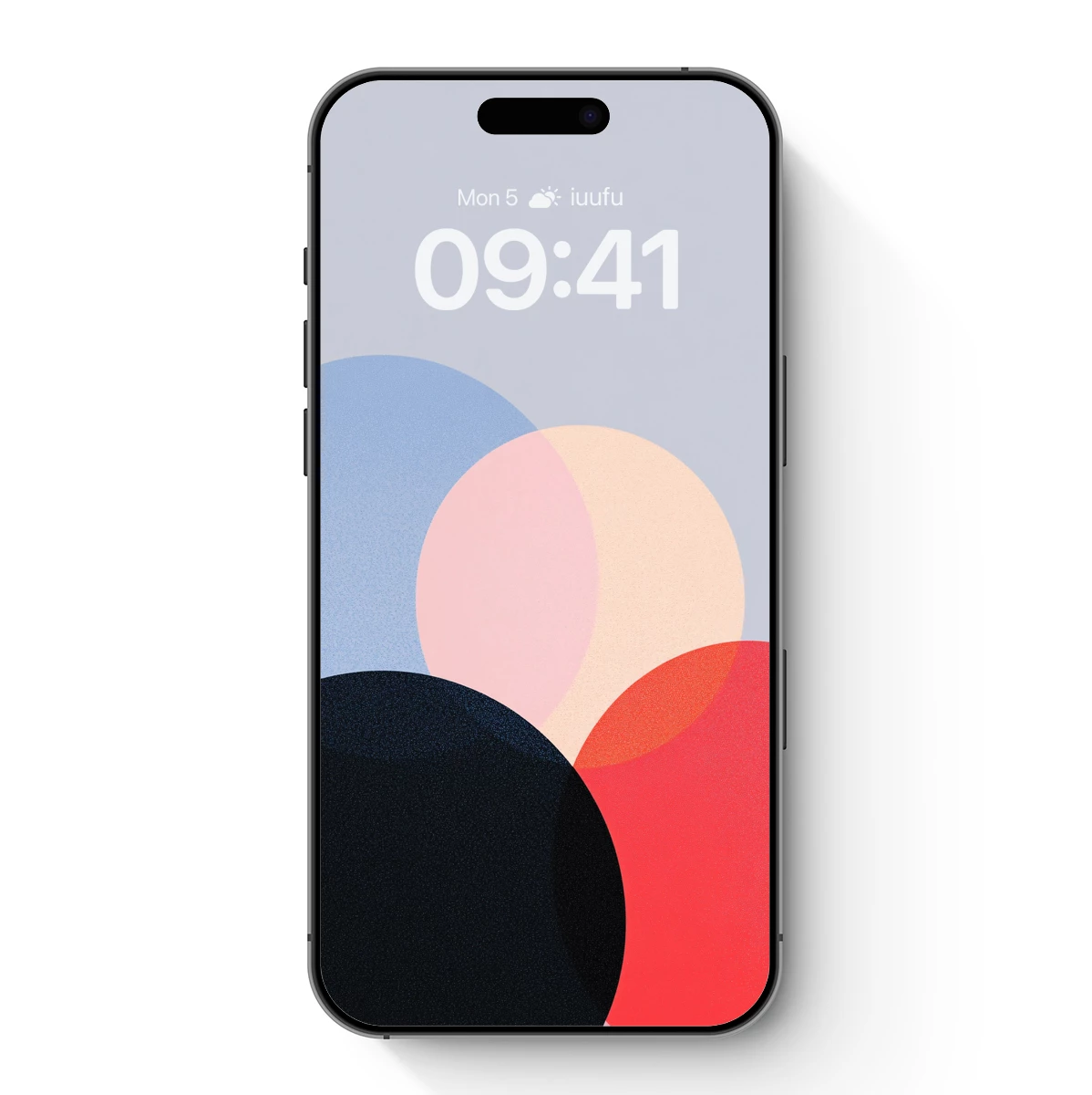 Geometric Harmony: Pastel Circles in Abstract Balance