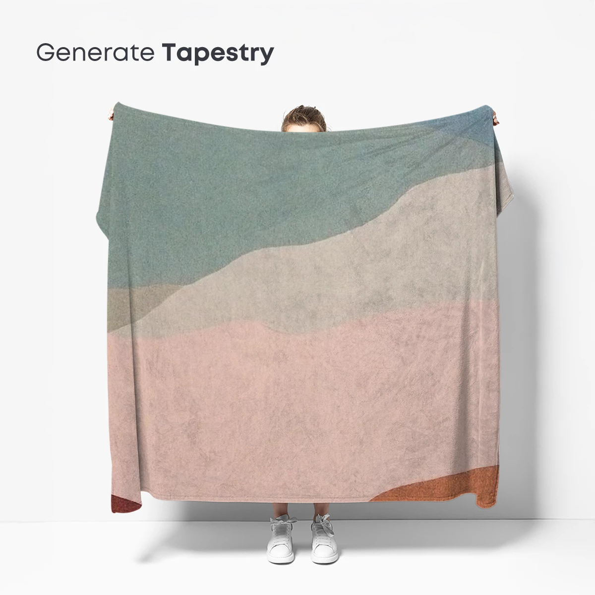 Abstract Horizon Layers: Earthy Tones and Sky Blues - Image 5