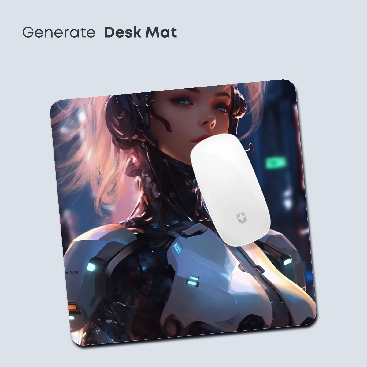 Cybernetic Muse: Futuristic Warrior in Neon City - Image 4