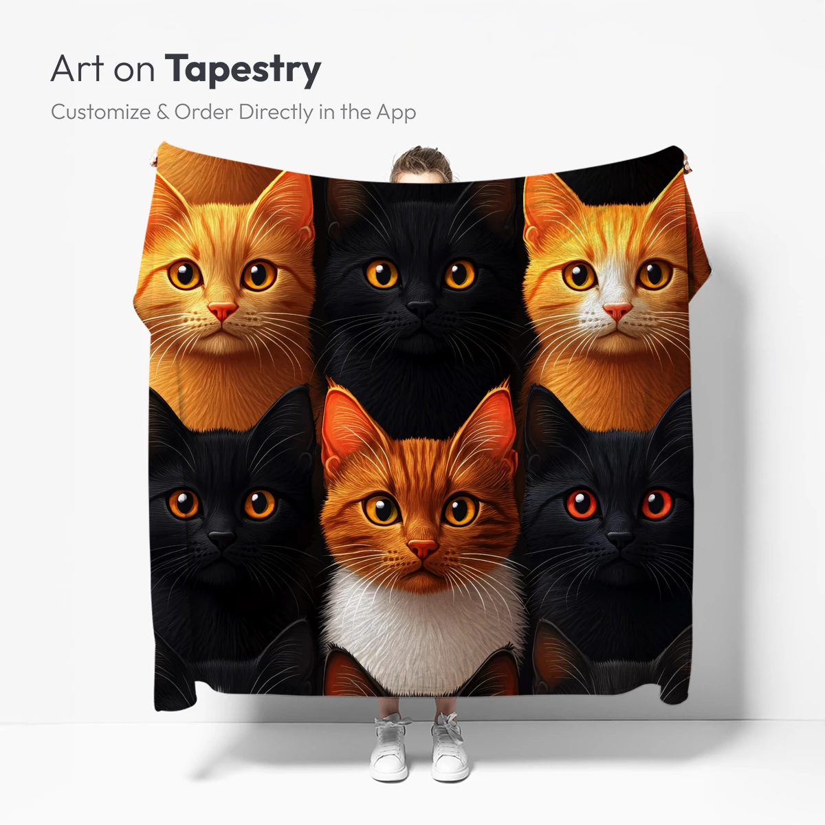 Feline Symphony: A Vibrant Ensemble of Whiskered Wonders - Image 5