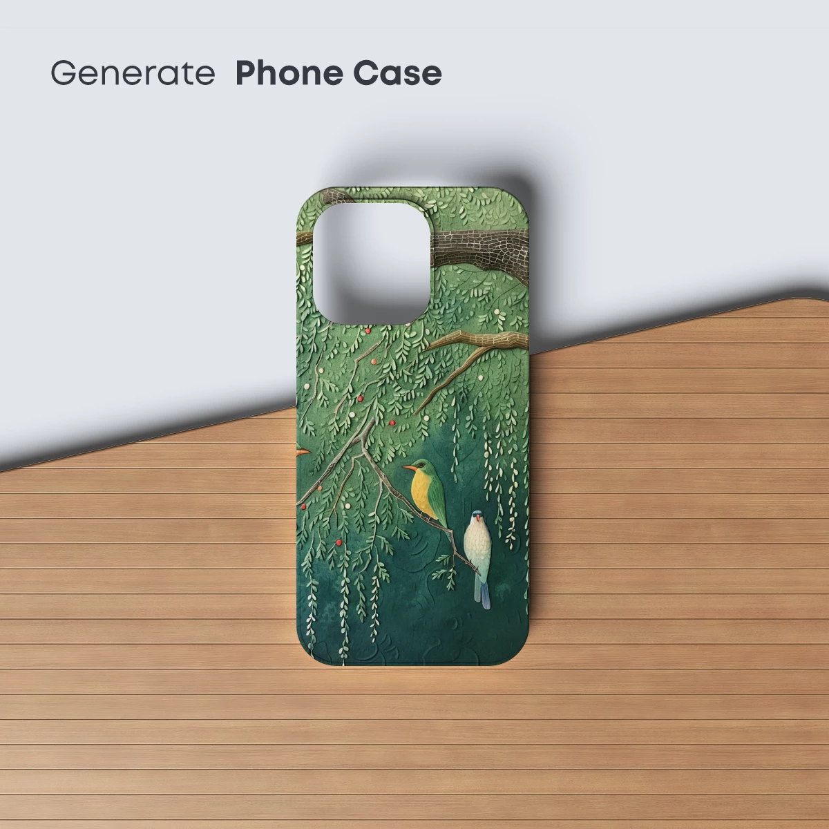 Enchanted Avian Canopy: A Verdant Tapestry of Birds and Branches - Image 3