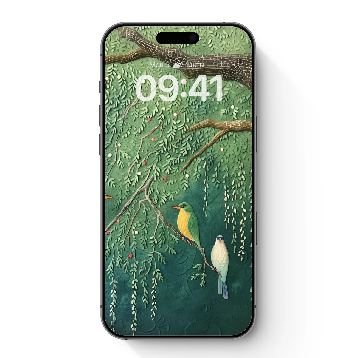 Enchanted Avian Canopy: A Verdant Tapestry of Birds and Branches