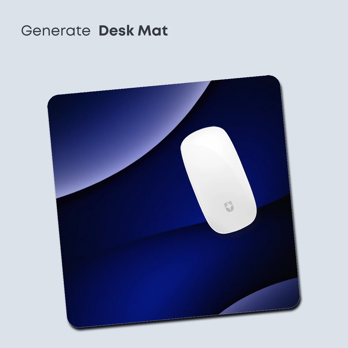 Eclipse of Serenity: Blue Abstract Curves - Image 4