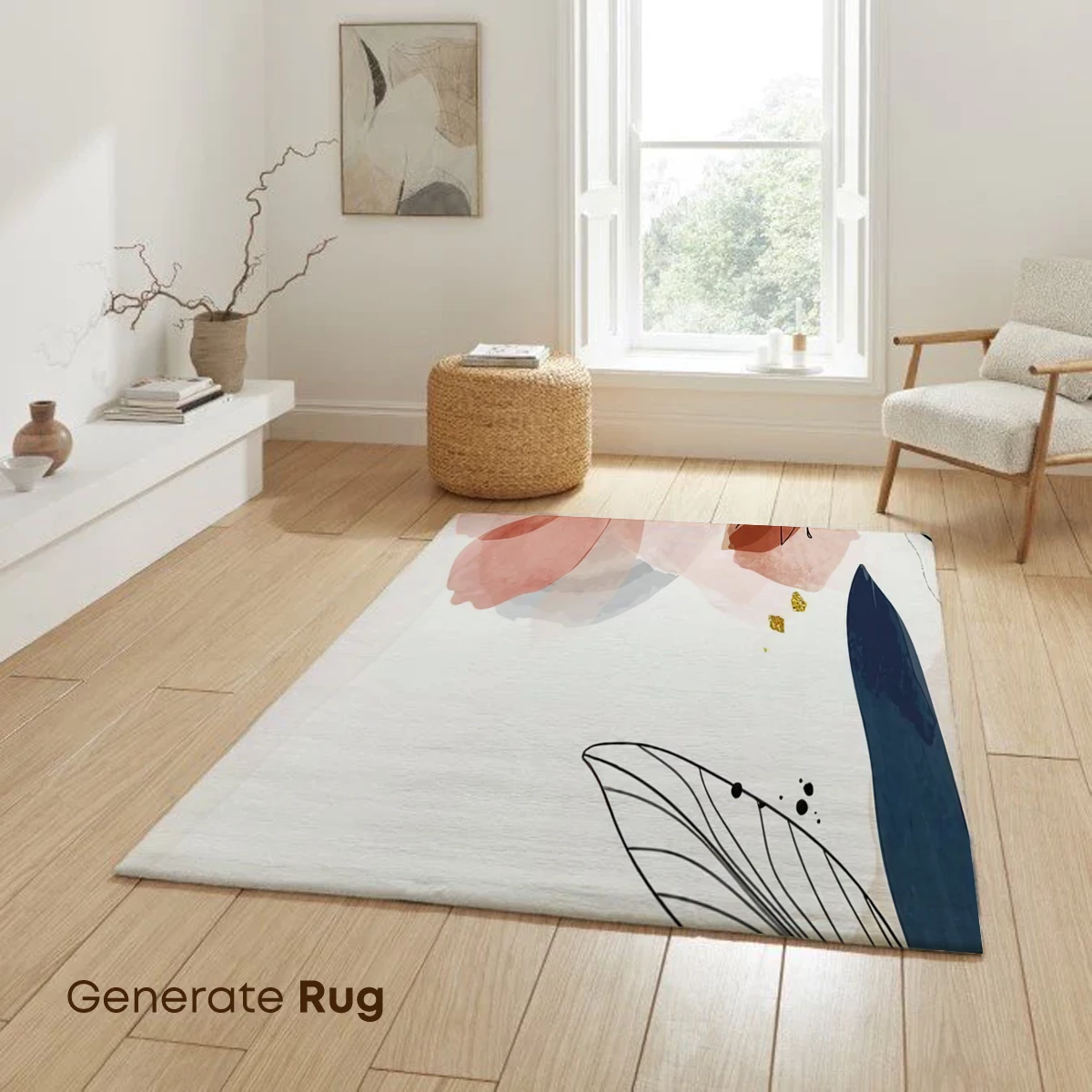 Abstract Floral Whispers: Minimalist Blossom Art - Image 6