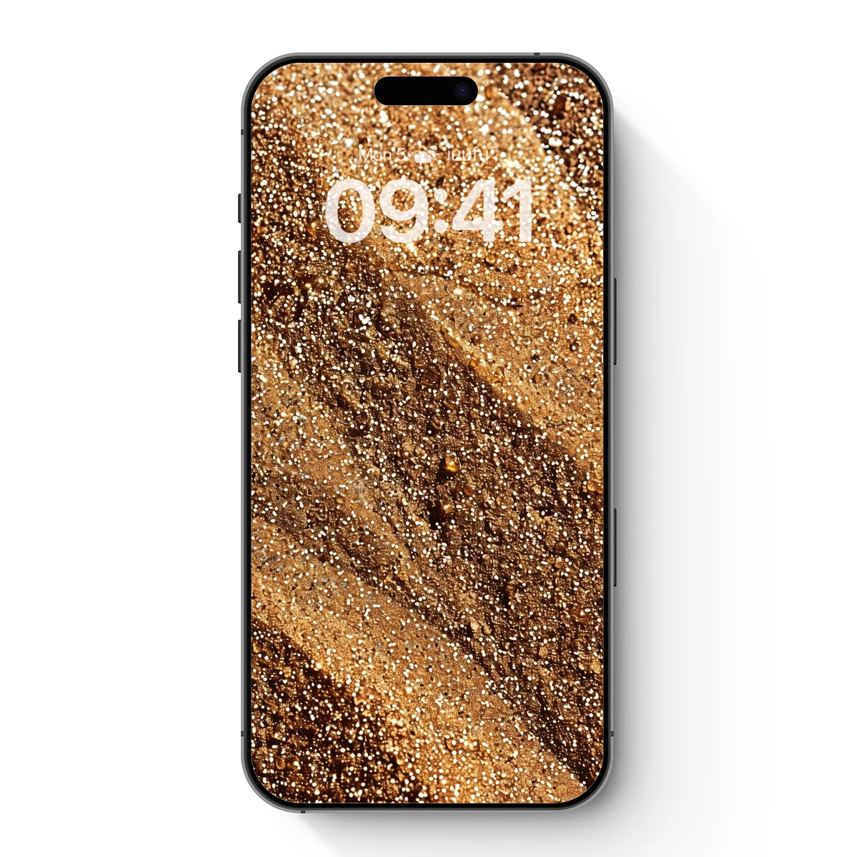 Golden Stardust Swirls: A Cosmic Dance of Light and Texture