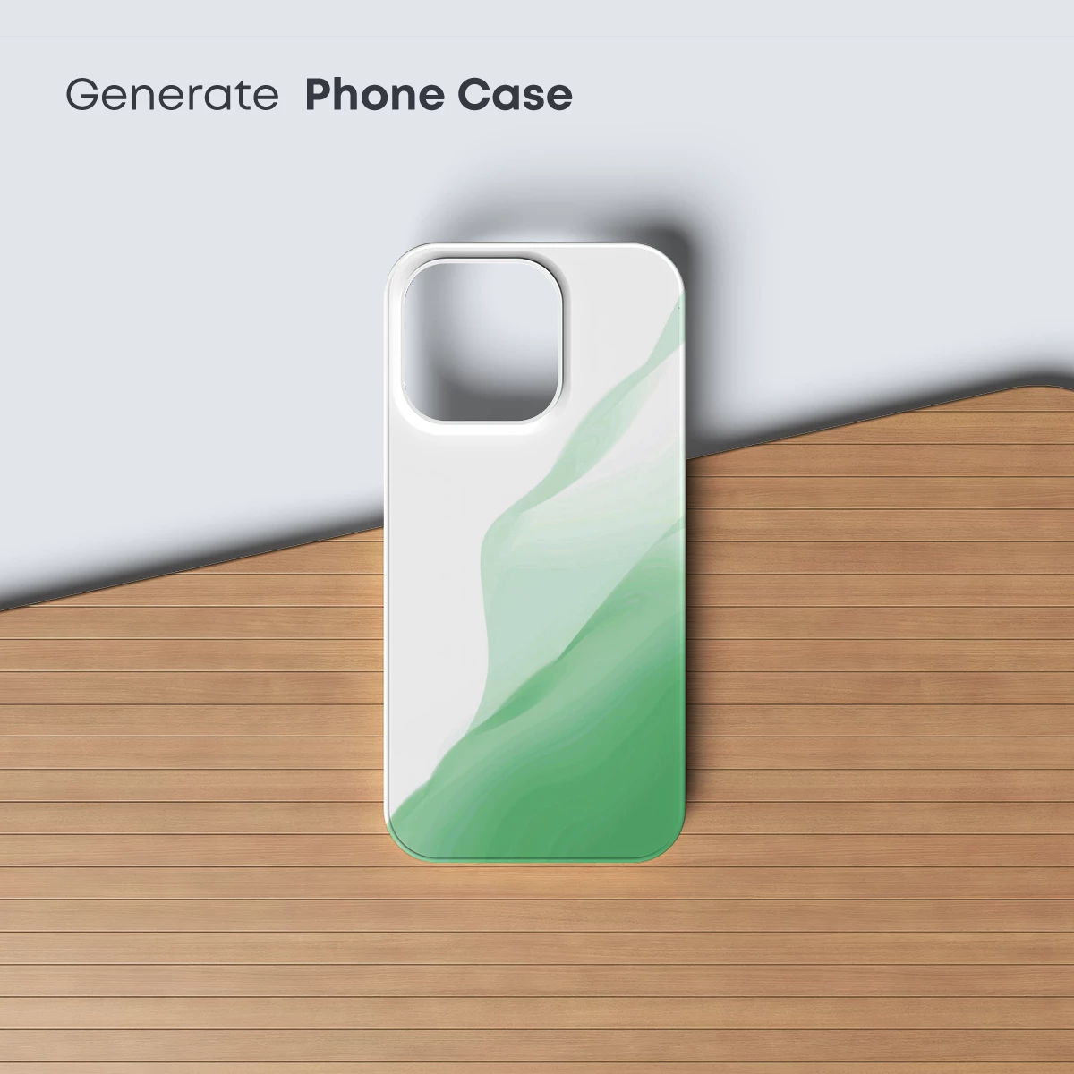 Ethereal Green Waves: Abstract Fluidity - Image 3