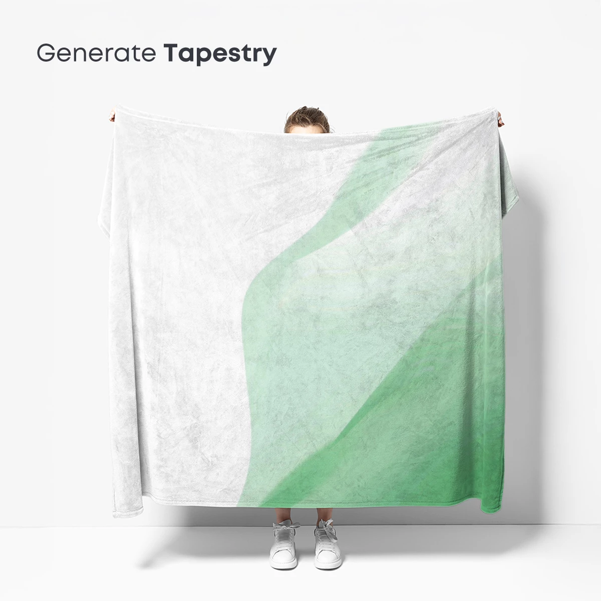 Ethereal Green Waves: Abstract Fluidity - Image 5