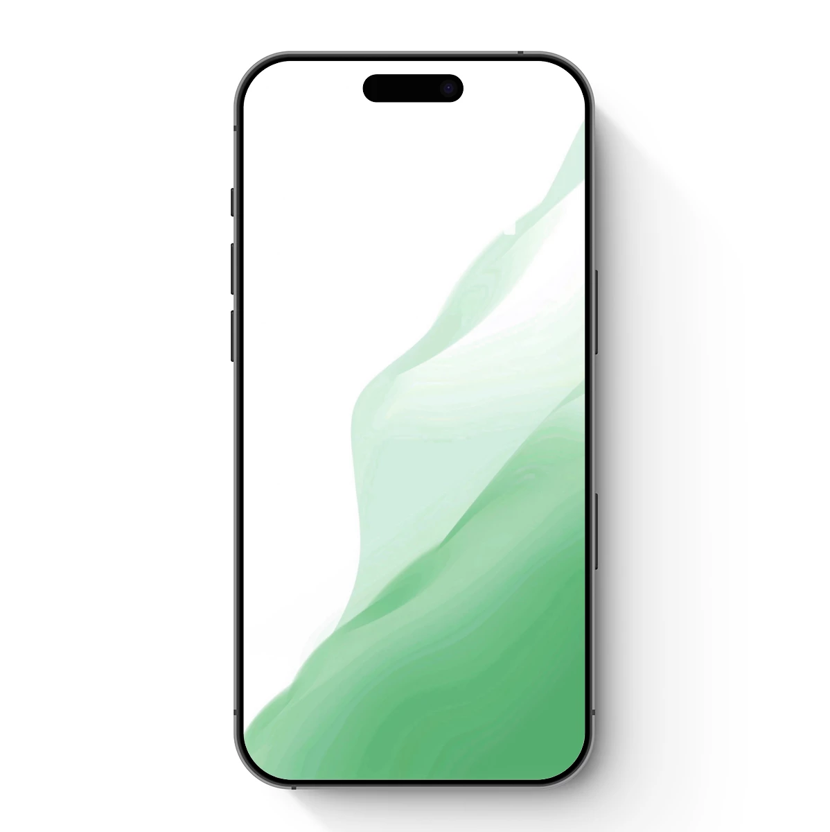 Ethereal Green Waves: Abstract Fluidity