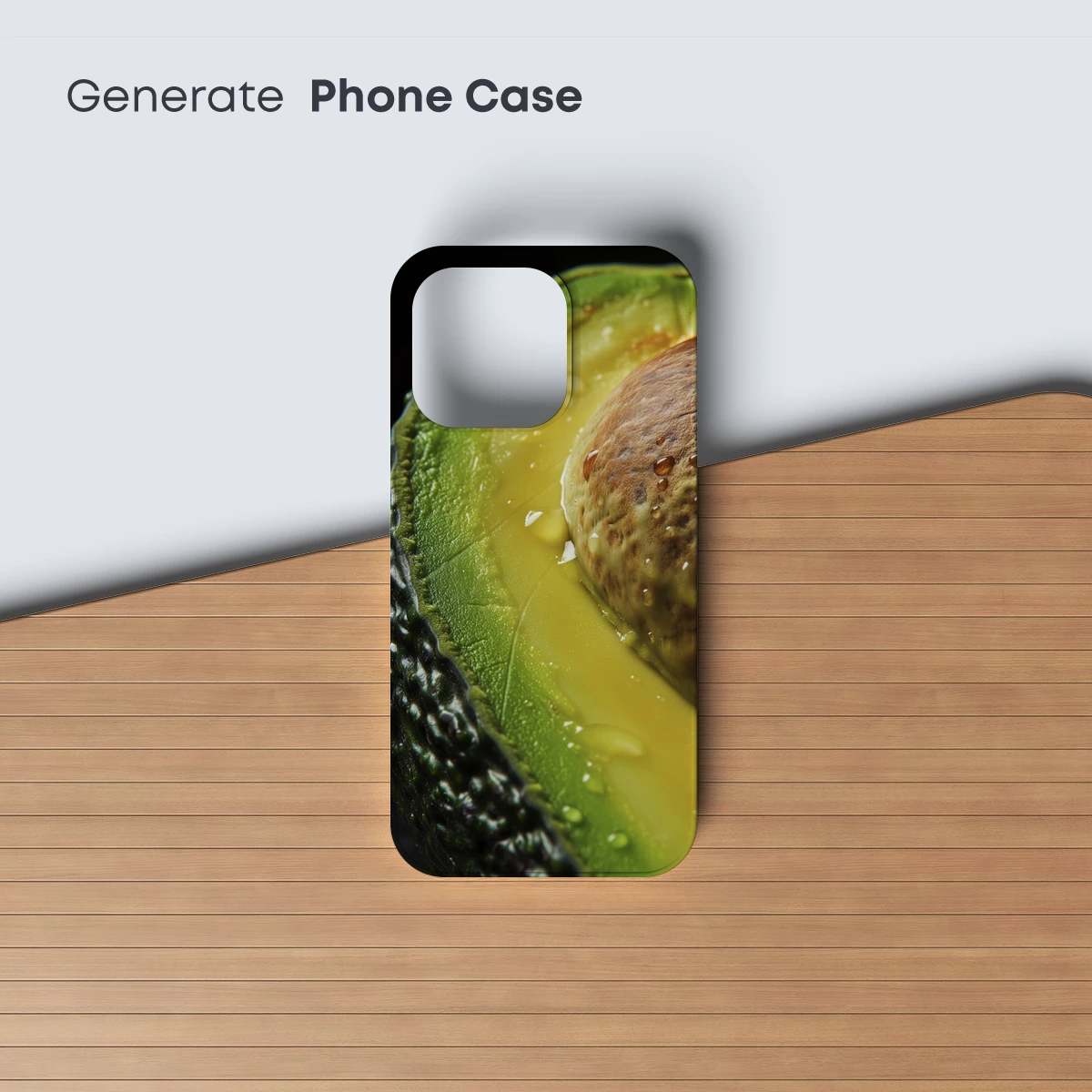 Avocado's Luminous Heart: Dew-Drenched Elegance - Image 3