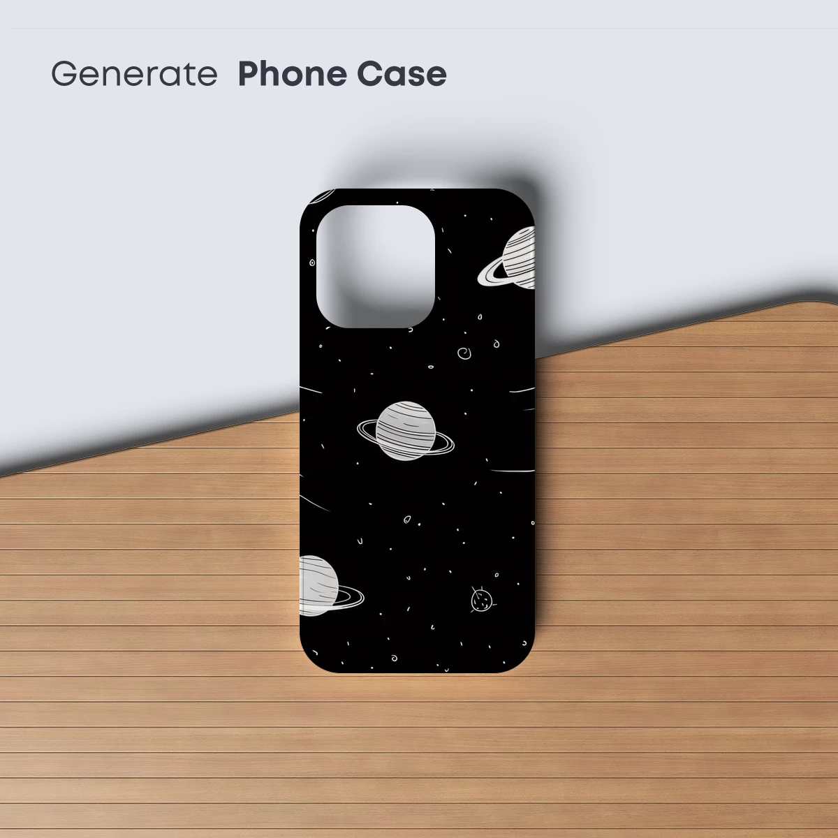 Cosmic Sketch: Hand-Drawn Planets in Night Sky - Image 3