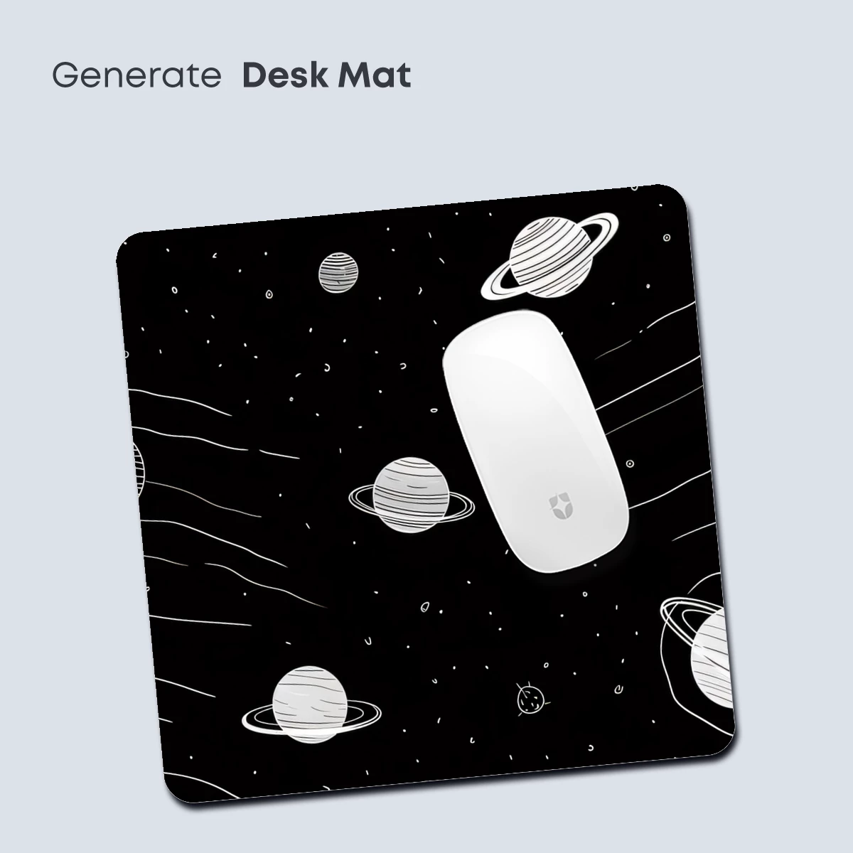 Cosmic Sketch: Hand-Drawn Planets in Night Sky - Image 4