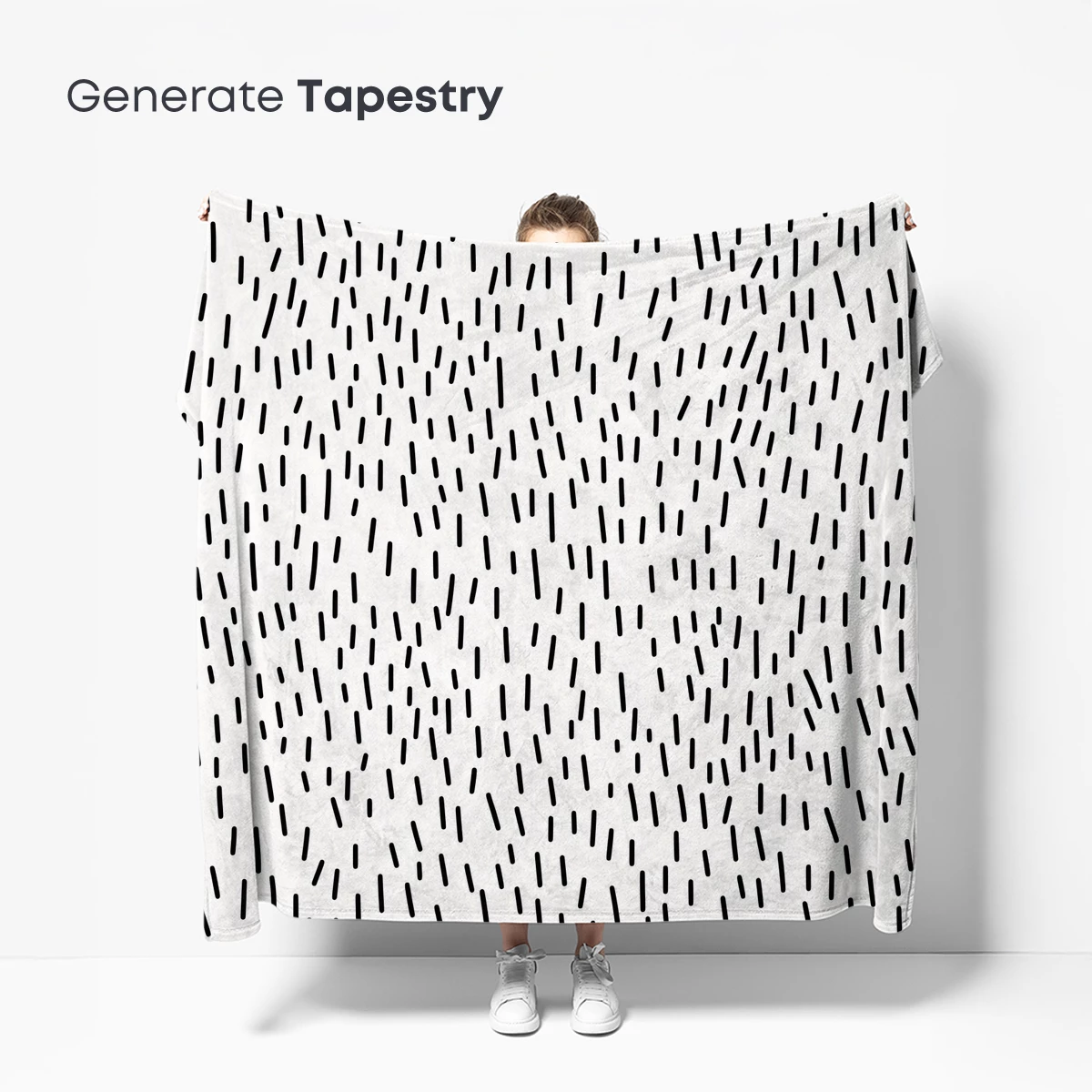 Abstract Dash Symphony: Minimalist Black and White Art - Image 5