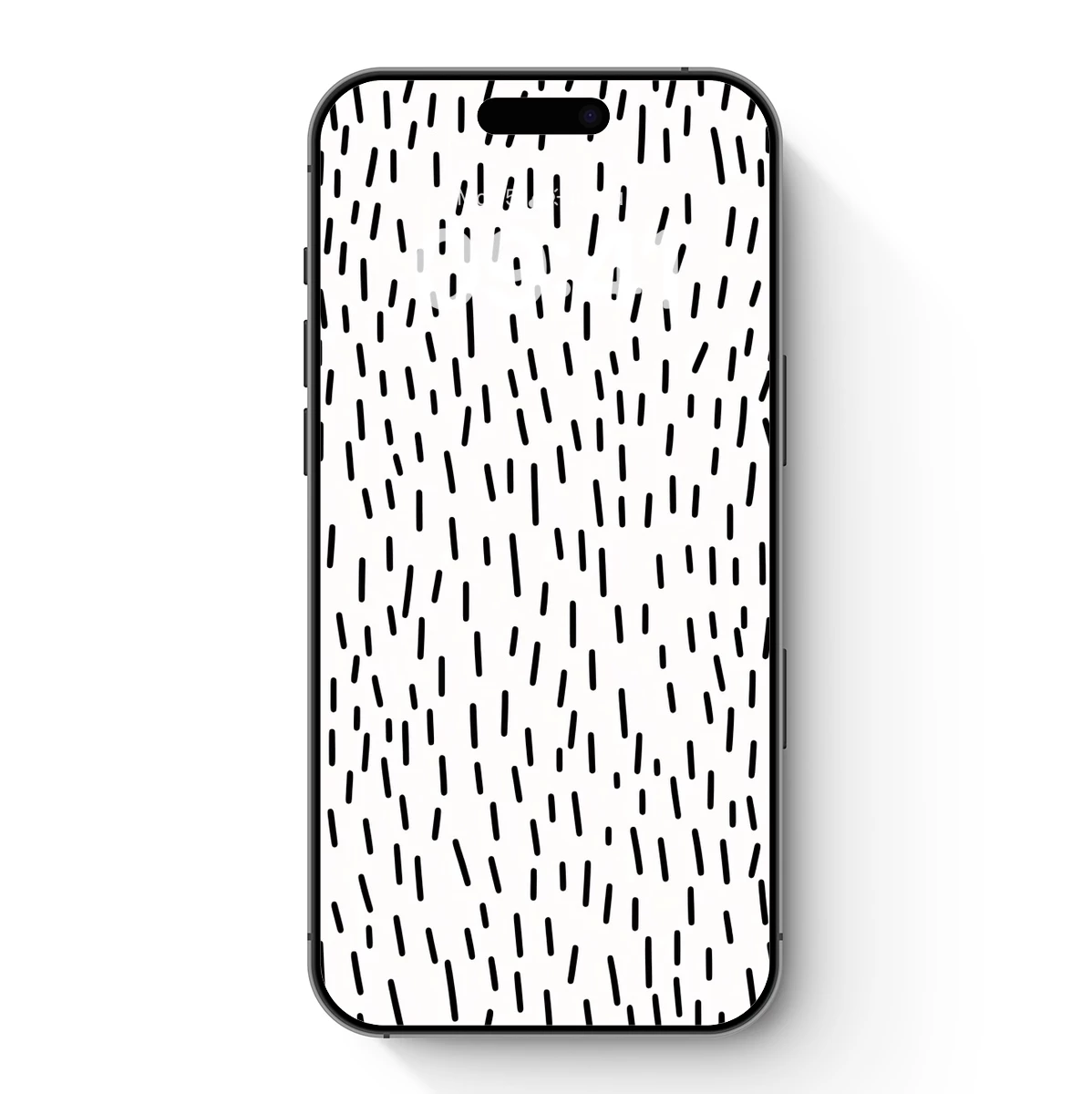 Abstract Dash Symphony: Minimalist Black and White Art