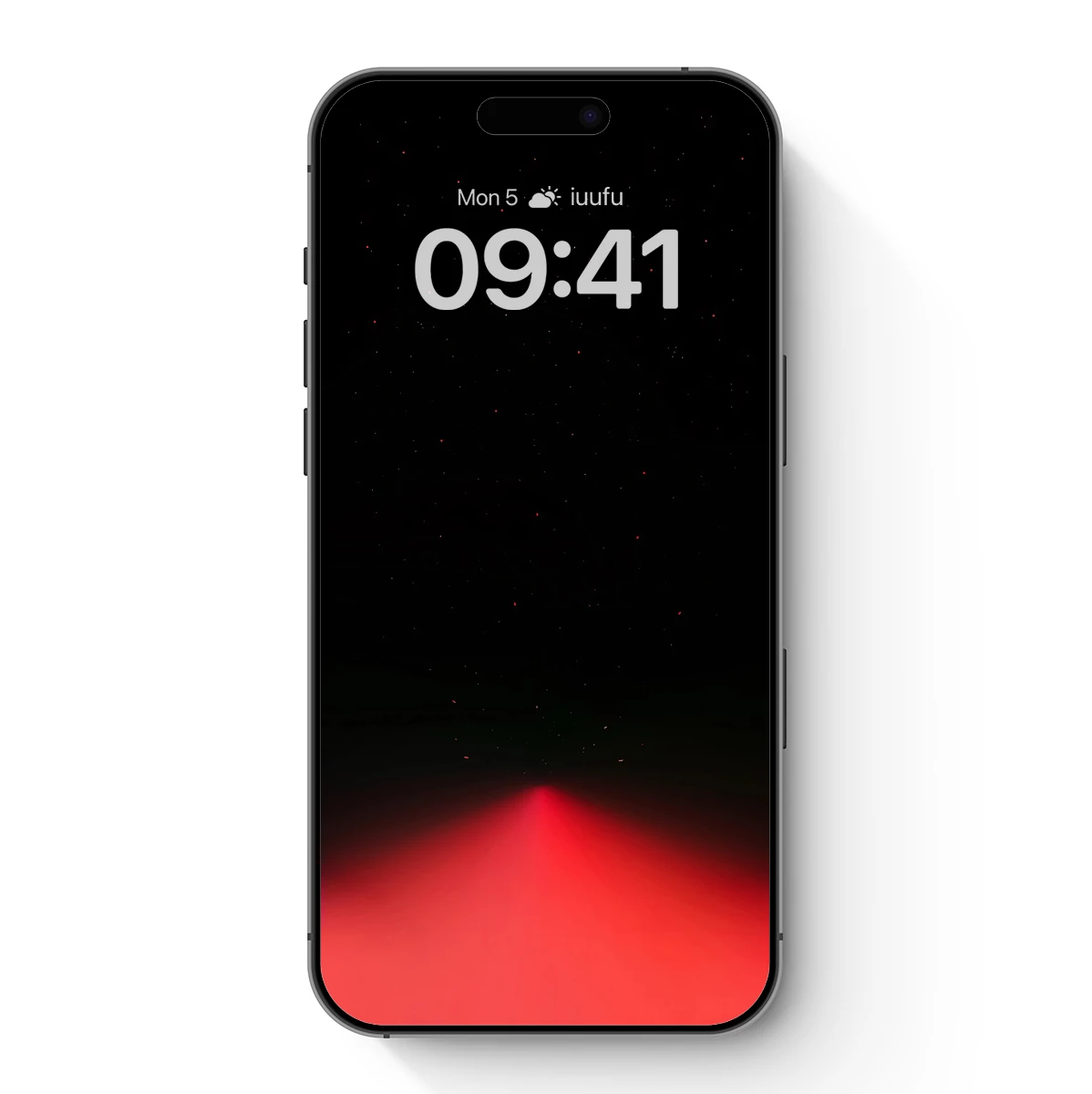 Ethereal Red Dawn in Cosmic Silence