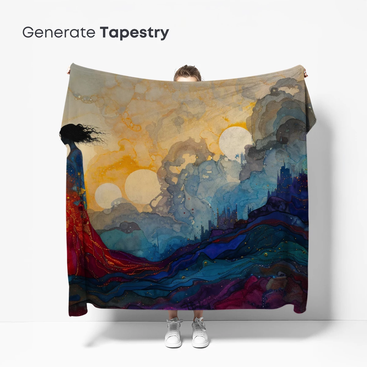 Ethereal Wanderer: A Symphony of Sunset and Dreams - Image 5