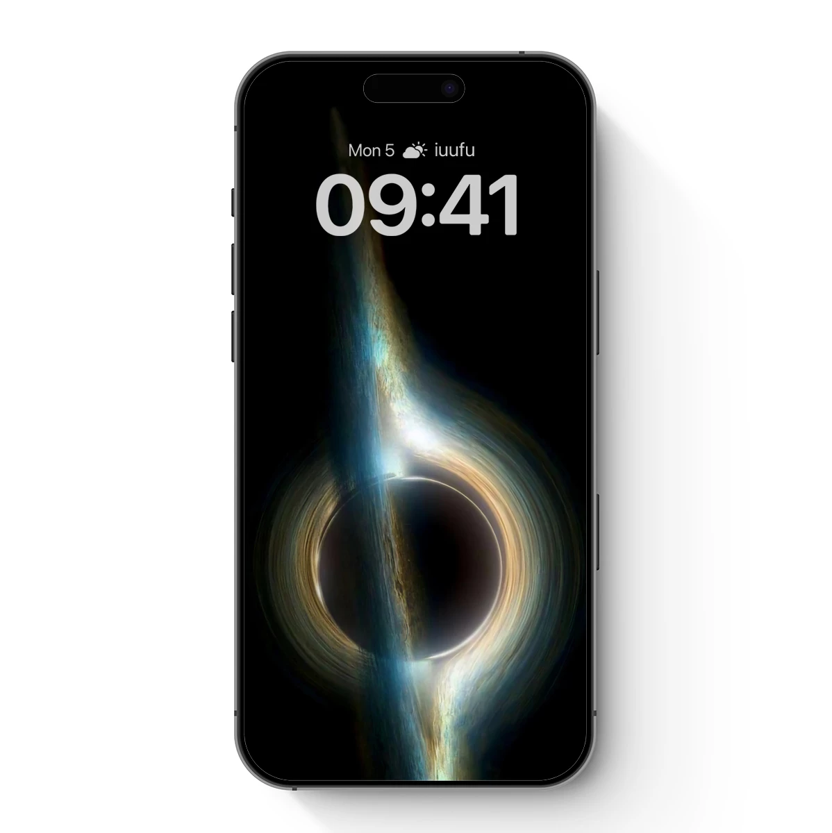 Cosmic Vortex: A Black Hole's Dance in Light